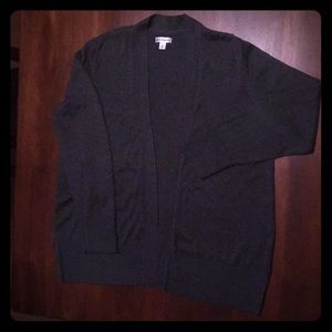 Croft &Barrow gray cardigan xl
